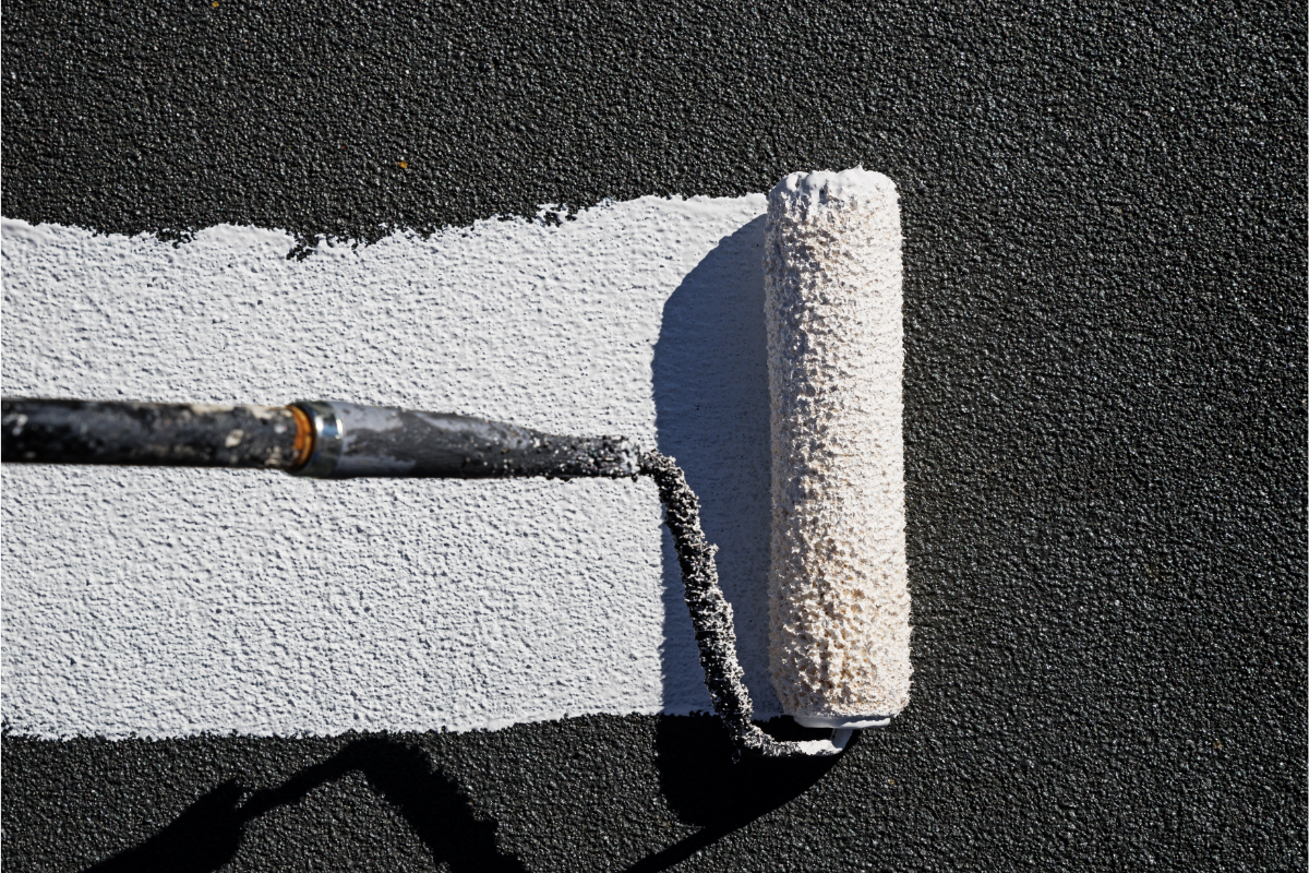 Roof Painting Black