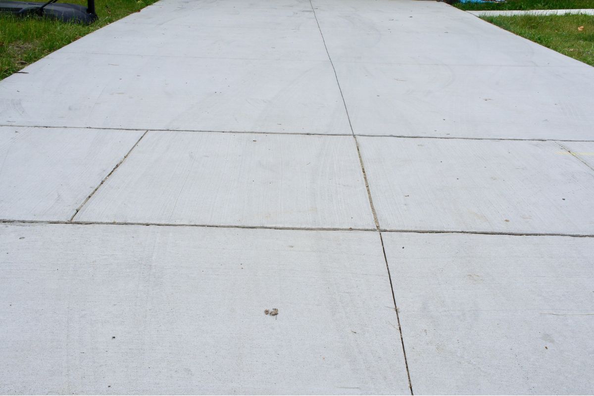 concrete driveway