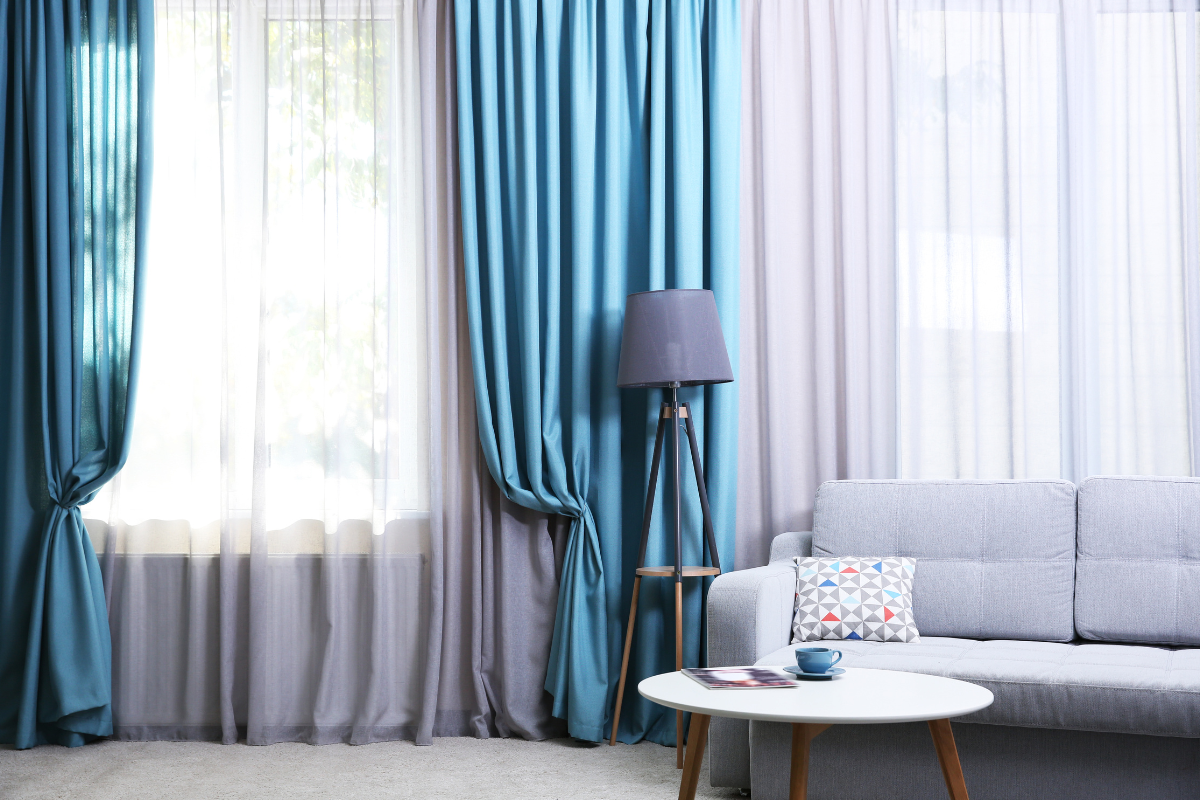 Curtains Blue