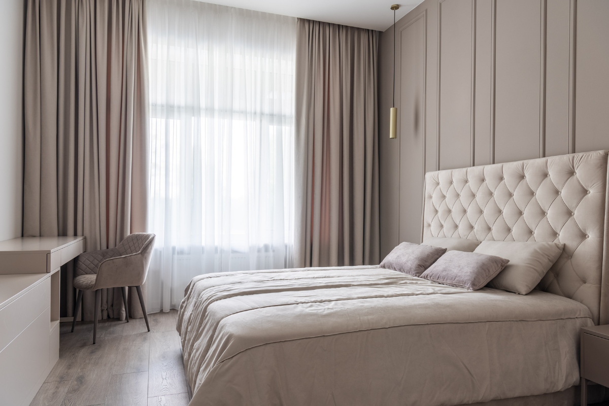 Electric Curtain Light Brown