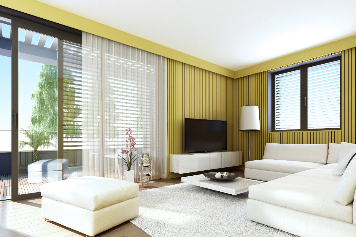 Electric Curtain Yellow