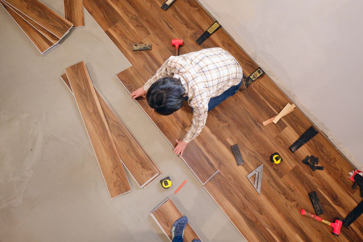 Install Wood Flooring