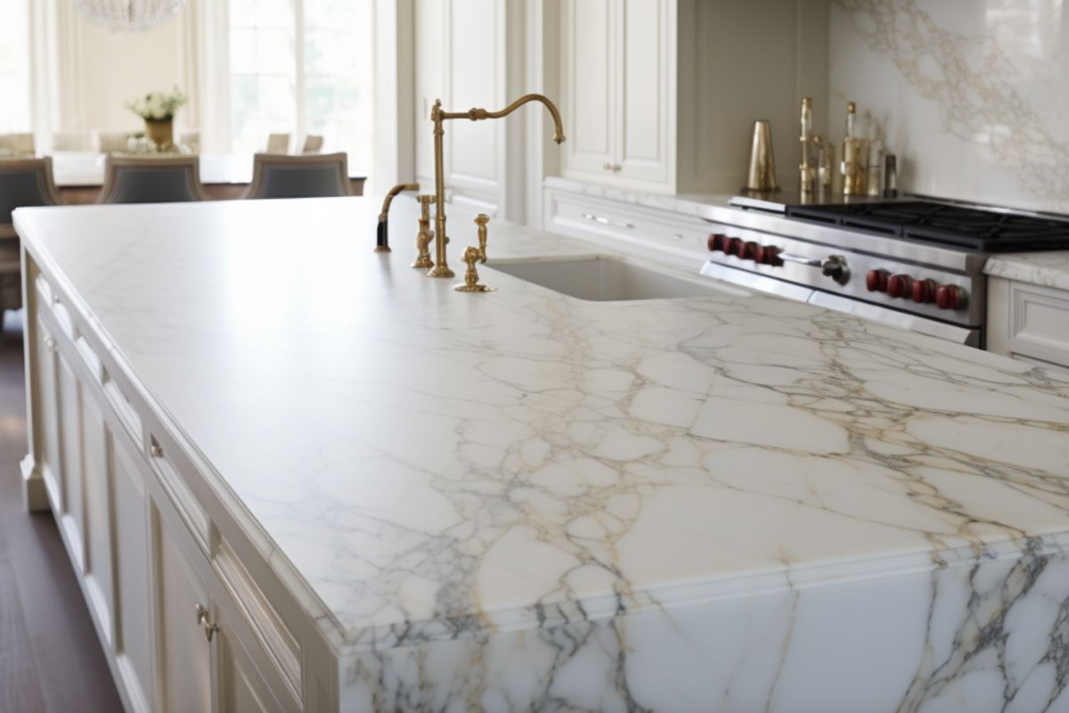 White Marble Gold